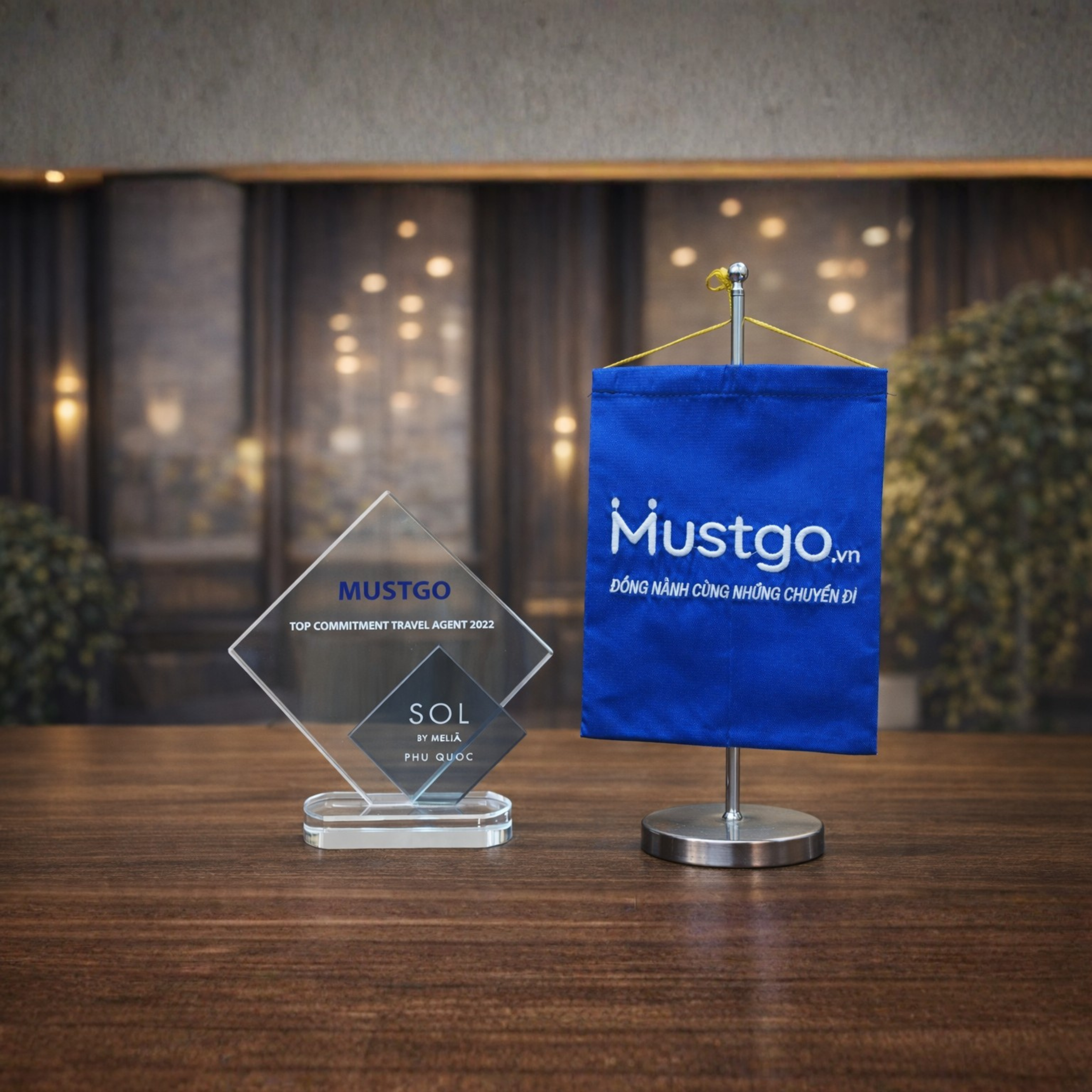 Mustgo đạt giải thưởng Top Commitment Travel Agent 2022 từ SOL by Meliá Phú Quốc