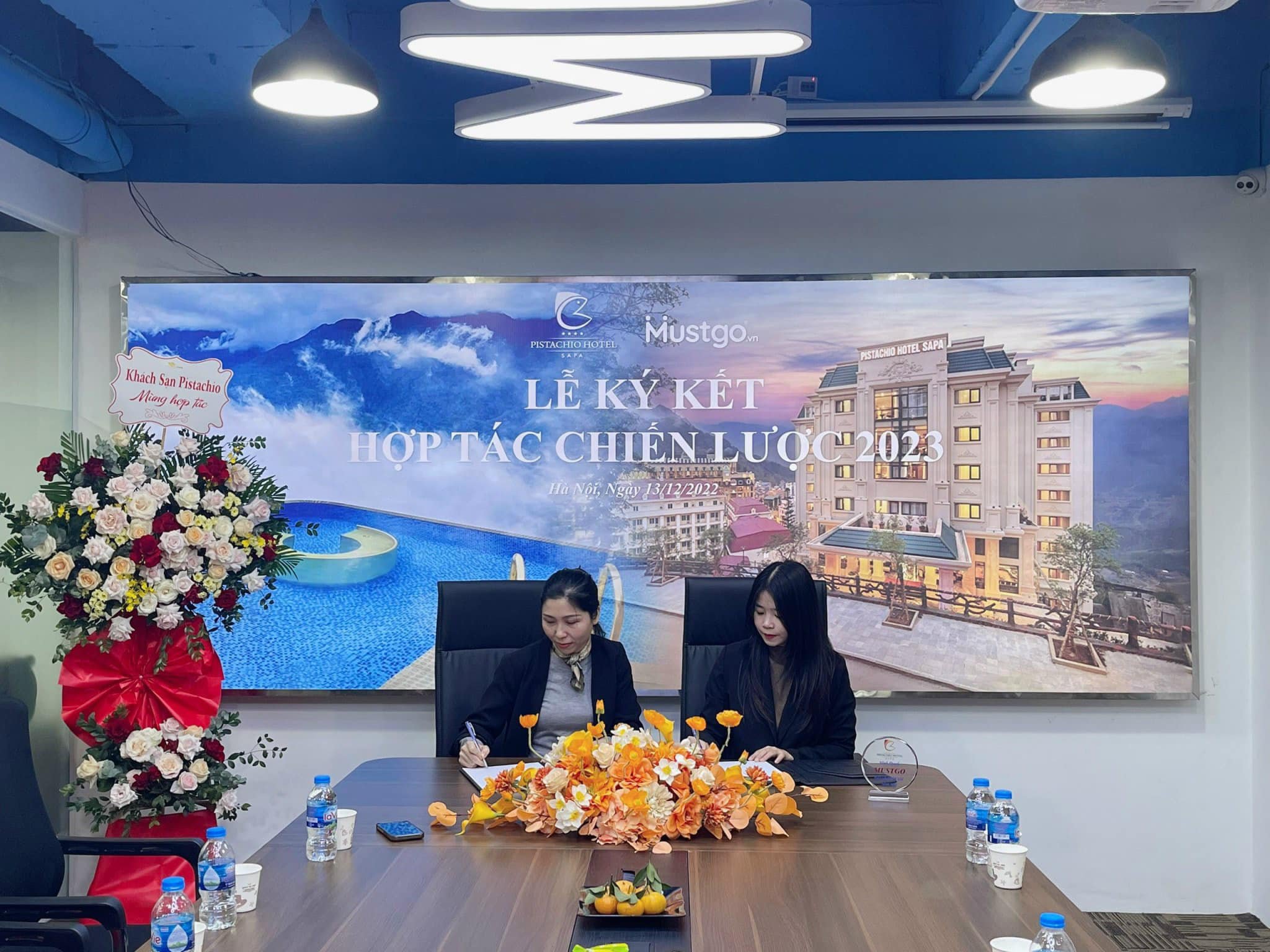 Mustgo ký kết hợp tác chiến lược năm 2023 cùng Pistachio Hotel Sapa