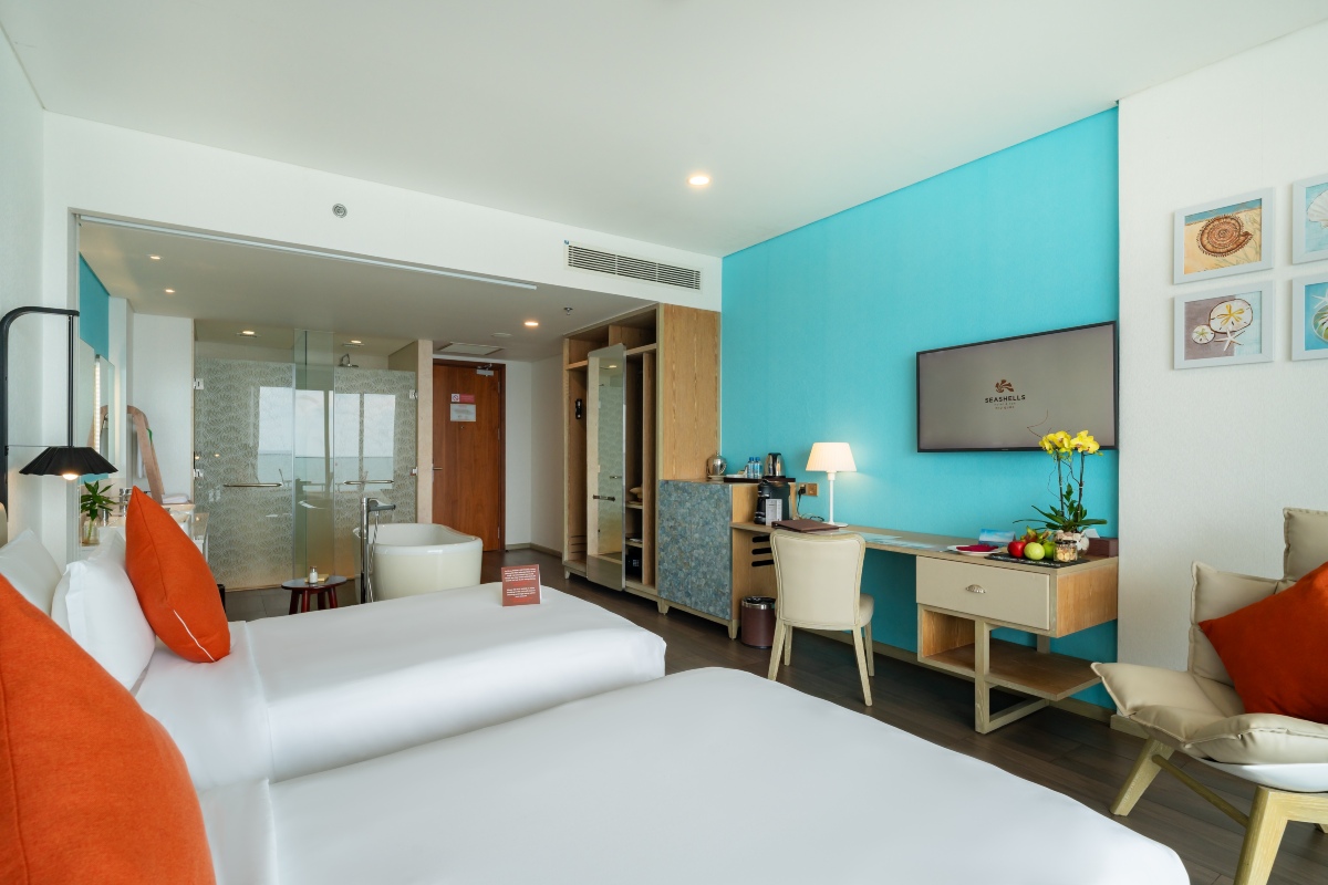 Phòng Twin Premium nhìn ra thành phố #1