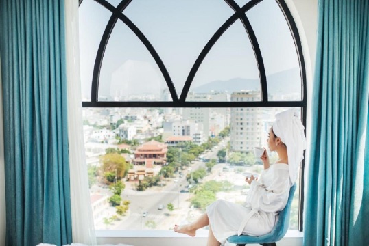 Phòng Deluxe 2 Giường Đơn Nhìn ra Một góc Biển #4